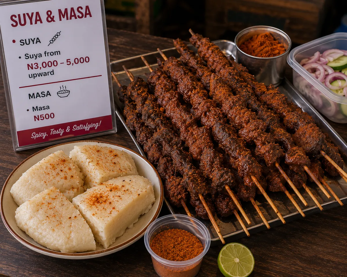 Mme Suya food or storefront