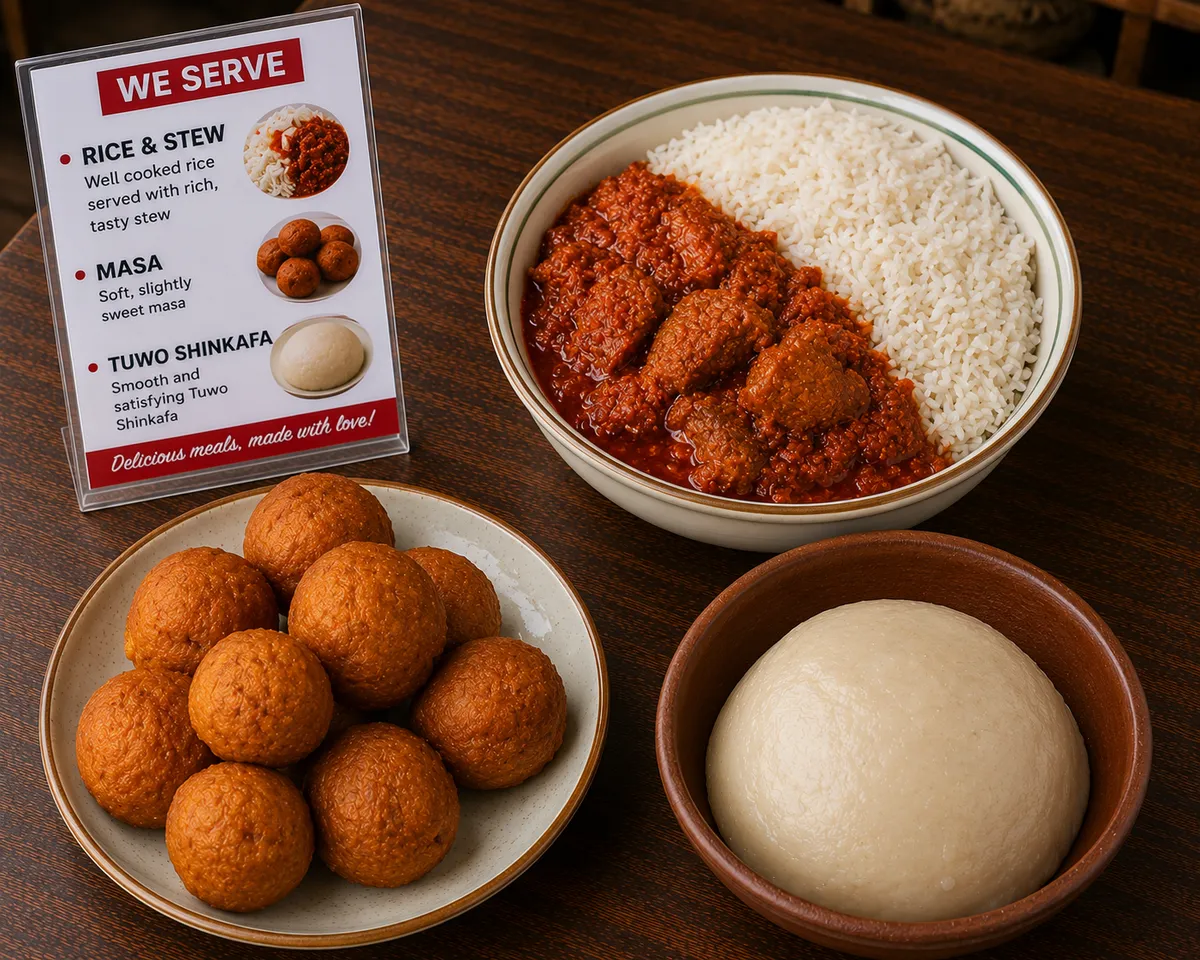 Mama Amira food or storefront